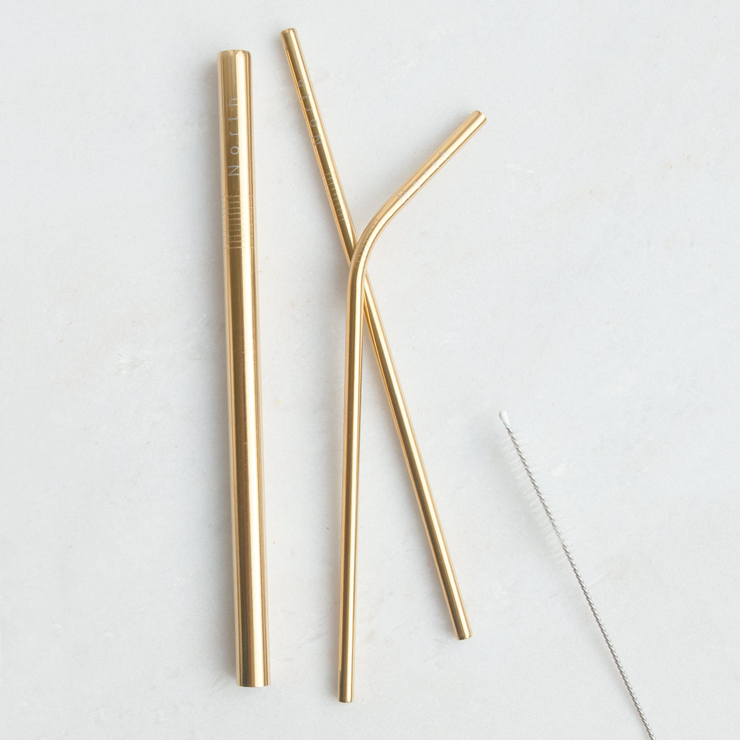 Rose Gold Eco-Friendly Reusable Straws  The Last Straw Co. – Shady Lady  Mercantile