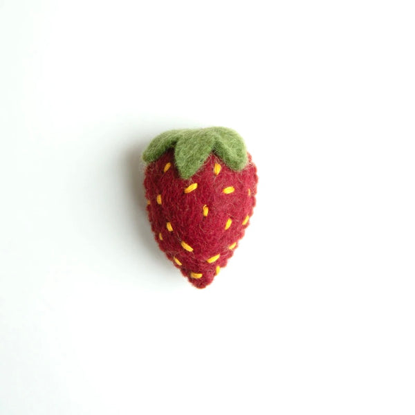 Natural Wool Fruits | Summer Strawberry
