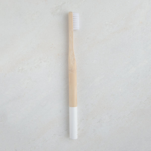 Adult Bamboo toothbrush | Arctic white (End of Line)