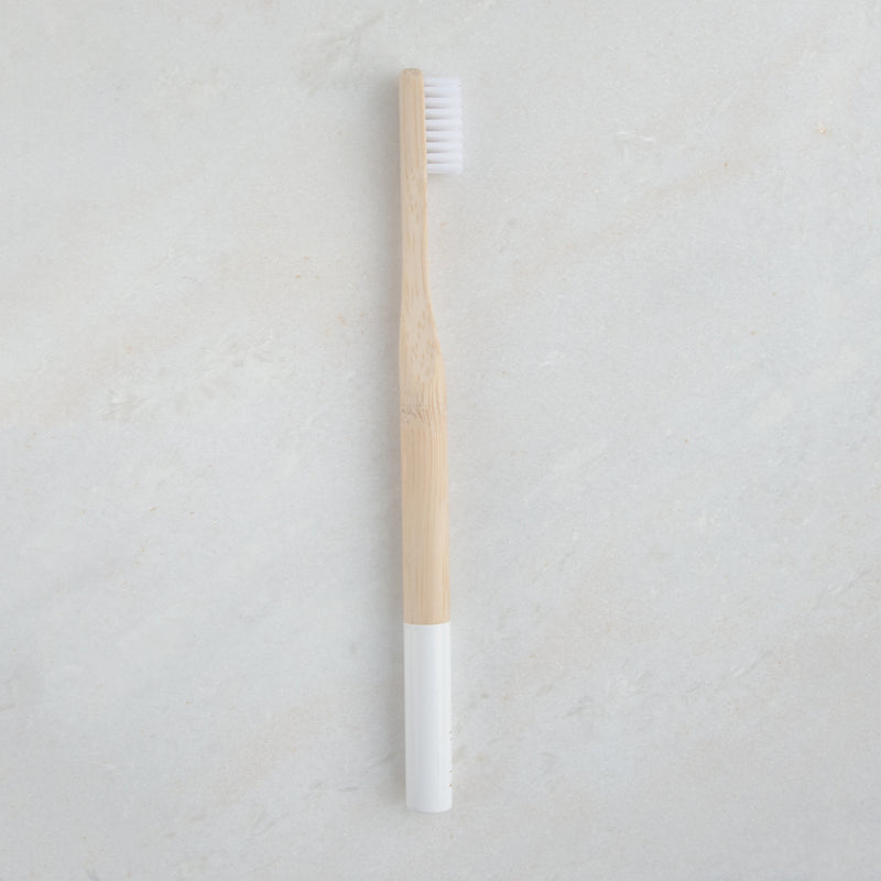 Adult Bamboo toothbrush | Arctic white (End of Line)